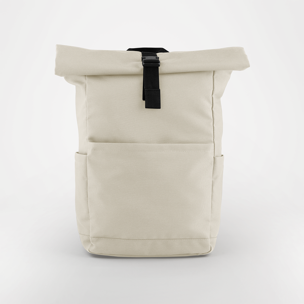 Premium Plecak Recyklingowy z Zamknięciem Roll-Top - Natural Stone 