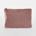 Aksamitna kosmetyczka z zamkiem - Rose Quartz