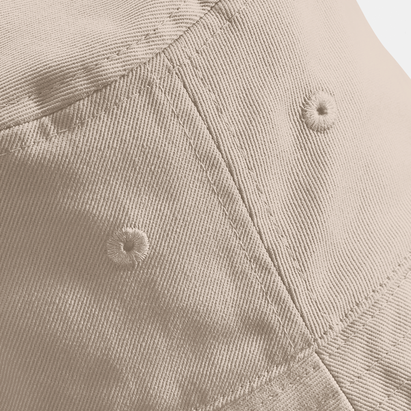 Bawełniany Kapelusz Bucket Dziecięcy UPF50+ - Sand