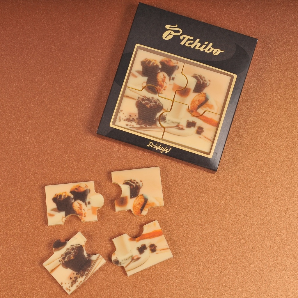 ZESTAW CZEKOLADEK Z NADRUKIEM PUZZLE 4 SZTUKI – zdjęcie 5