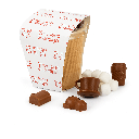 GORĄCA CZEKOLADA MAXI - czekolada karmelowa Gold (30% masła kakaowego), czekolada mleczna z miodem (33% kakao), czekolada mleczna bez cukru (33% kakao), czekolada Fairtrade (mleczna 33% lub deserowa 72% kakao)