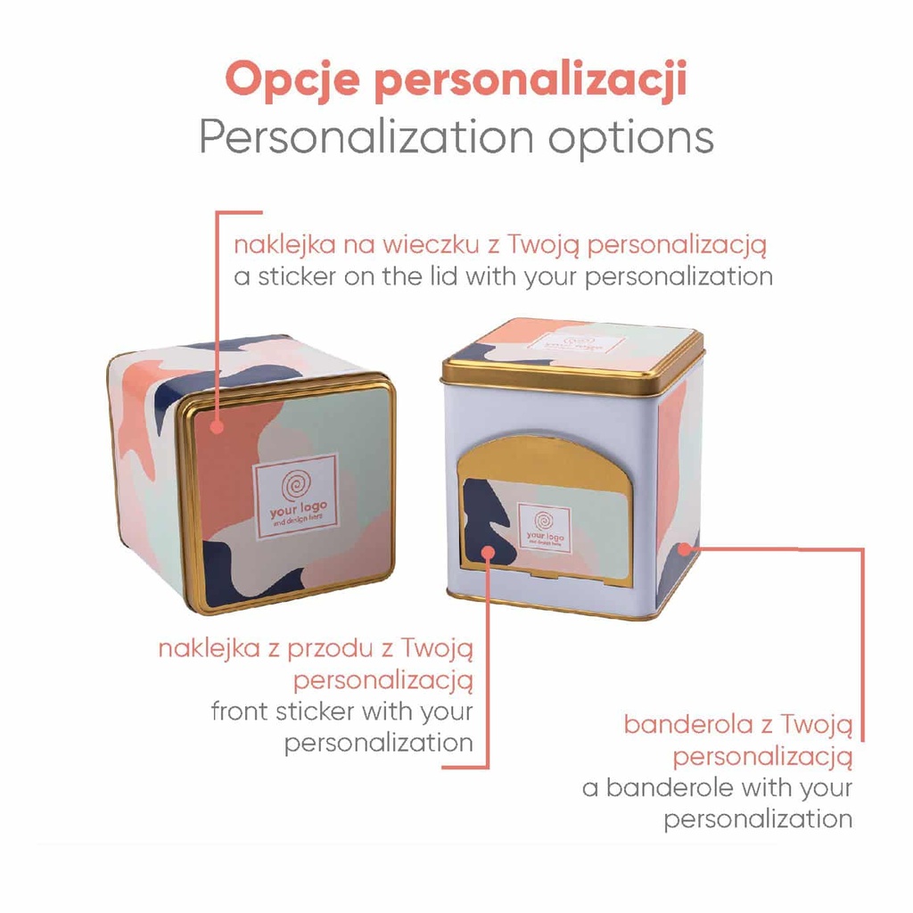 ŻELKI DISPLAY TIN - żelki Jelly Pack Serca: truskawka w śmietanie