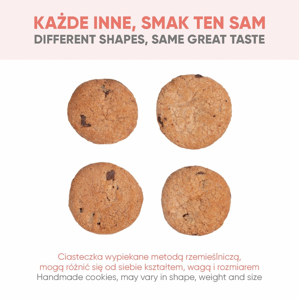 CIASTKA REKLAMOWE CHOCO CHIP COOKIES BOX