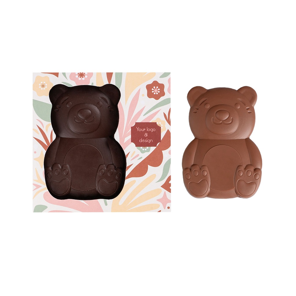 CZEKOLADOWY KSZTAŁT CHOCO4MAT MIŚ - czekolada mleczna (33% kakao)