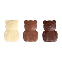 CZEKOLADOWY KSZTAŁT CHOCO4MAT MIŚ - czekolada mleczna (33% kakao) z dodatkiem miodu (1,5%)