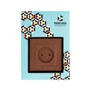 CZEKOLADOWY KSZTAŁT CHOCO4MAT GNIAZDKO ELEKTRYCZNE