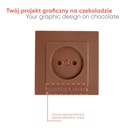 CZEKOLADOWY KSZTAŁT CHOCO4MAT GNIAZDKO ELEKTRYCZNE