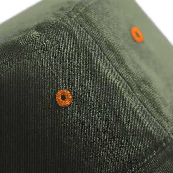 Kapelusz Bucket z Recyklingu z Troczkiem - Olive Green