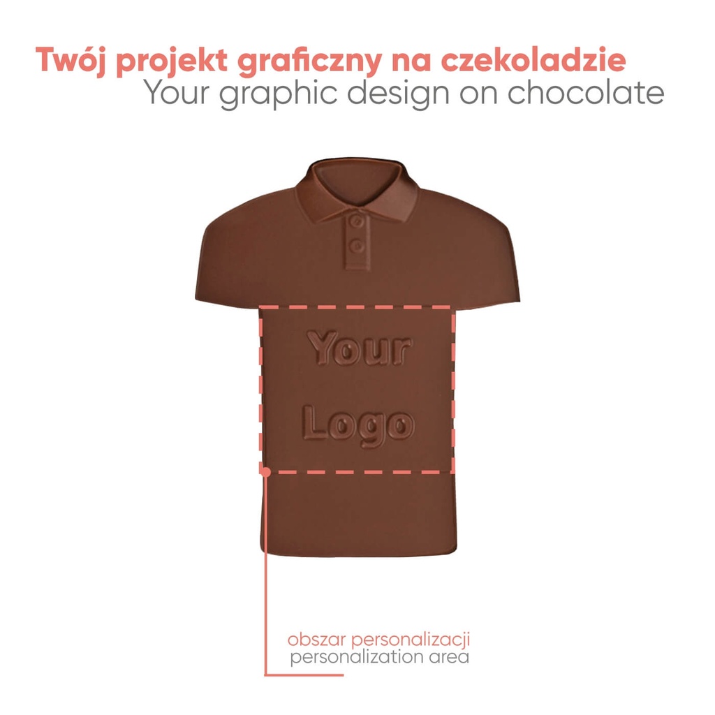 CZEKOLADOWY KSZTAŁT CHOCO4MAT T-SHIRT
