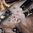 SŁODYCZE REKLAMOWE CANDY BOX MINI - karmel z dodatkiem płatków kwiatowych: róży lub kwiatów czarnego bzu lub lawendy lub bławatka i grejpfruta lub werbeny i cytryny