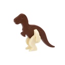ZESTAW CZEKOLADEK DINOZAUR CHOCO PUZZLE 3D - czekolada mleczna (33% kakao) i czekolada biała (27% masła kakaowego)