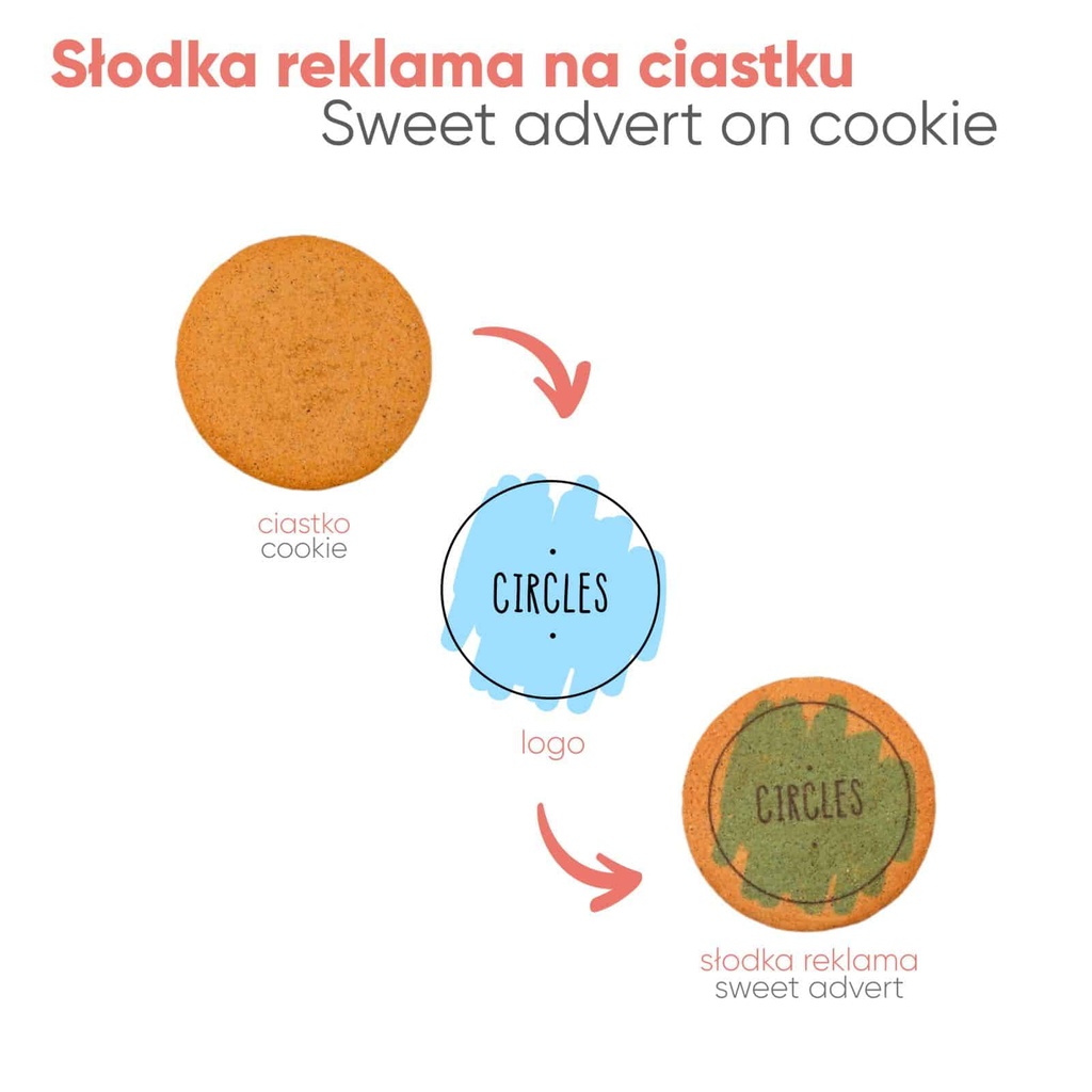 CIASTKO REKLAMOWE LOGO COOKIE