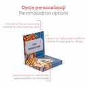 CZEKOLADOWY KSZTAŁT CHOCO4MAT MINI DOMEK PRINT Z WIZYTÓWKĄ - czekolada biała (27% masła kakaowego)