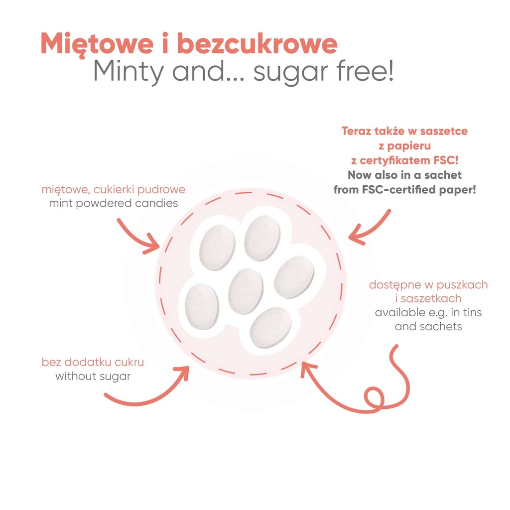 SŁODYCZE REKLAMOWE MINT BAG - miętowy