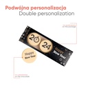 PRALINY Z NADRUKIEM CHOCO CIRCLE 3 SZT - czekolada biała (27% masła kakaowego) z nadzieniem z sycylijskich migdałów