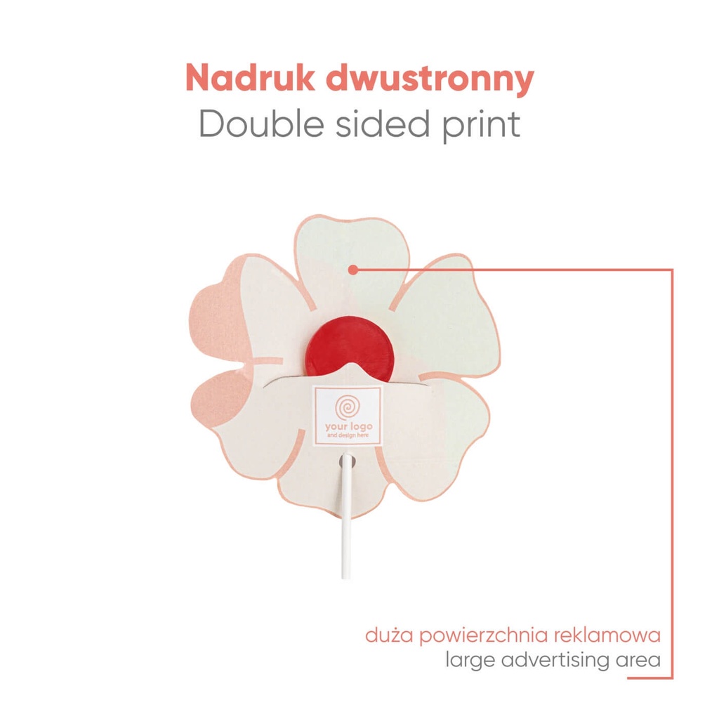 LIZAK OWOCOWY LOLLY FLYER KWIAT - malina z cytryną (kwaśny), miętowy, cola, ice (barwiący język)