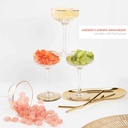 SŁODYCZE REKLAMOWE PIRAMIDA PRZYJEMNOŚCI - cukierki Heart Candies Plus: z dodatkiem truskawki lub z dodatkiem pomarańczy lub z dodatkiem mięty lub z dodatkiem tymianku lub z dodatkiem kwiatu czarnego bzu i nutą Earl Gray