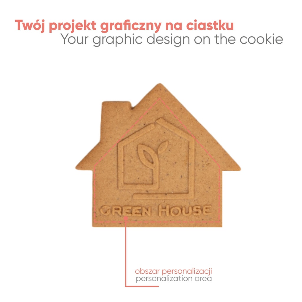 CIASTKO REKLAMOWE KORZENNE MINI - DOMEK