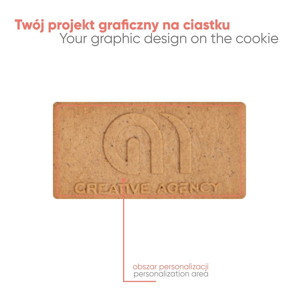 CIASTKO REKLAMOWE KORZENNE MINI - PROSTOKĄT
