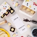 SŁODYCZE REKLAMOWE ADVERT CARD - PRALINKA CHOCOLATE REMEDY - czekolada biała (27% masła kakaowego) z nadzieniem jogurt z borówką