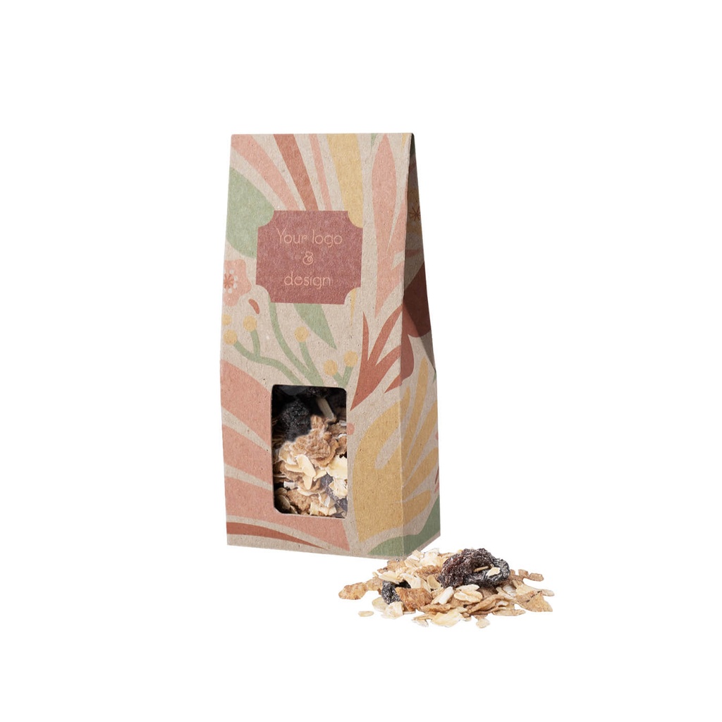 ZESTAW SŁODYCZY REKLAMOWYCH MUSLI BAG - musli z bakaliami lub granola z owocami