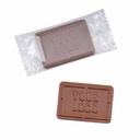 MINI CZEKOLADKA Z LOGO 9 G - czekolada mleczna (33% kakao)