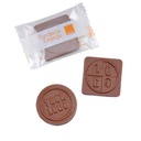 MINI CZEKOLADKA Z LOGO 9 G - czekolada biała (27% masła kakaowego)
