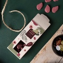 SŁODYCZE REKLAMOWE CHOCO BEAN BAG - czekolada mleczna (33% kakao), czekolada biała (27% masła kakaowego), czekolada deserowa (57% kakao), czekolada deserowa (72% kakao), czekolada rubinowa (33% kakao)
