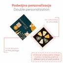 PRALINY Z NADRUKIEM CELEBRATION CAKE 6 SZT - czekolada biała (27% masła kakaowego) z nadzieniem szampańskim