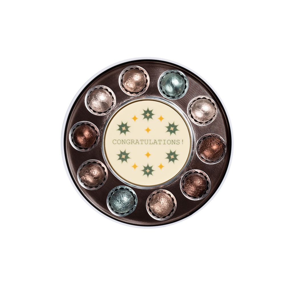 KOLEKCJA SWEET SPHERE CELEBRATION PRINT - medal: czekolada biała (27% masła kakaowego)