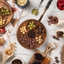 KOLEKCJA NUTTY BLISS MAXI - skórka pomarańczy w deserowej czekoladzie (57% kakao) z nutą Earl Grey