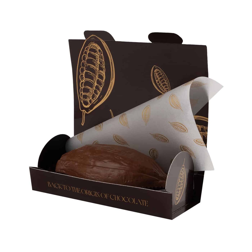 CZEKOLADOWY KSZTAŁT CABOSSE GRANDE - czekolada mleczna z certyfikatem Fairtrade (33% kakao)