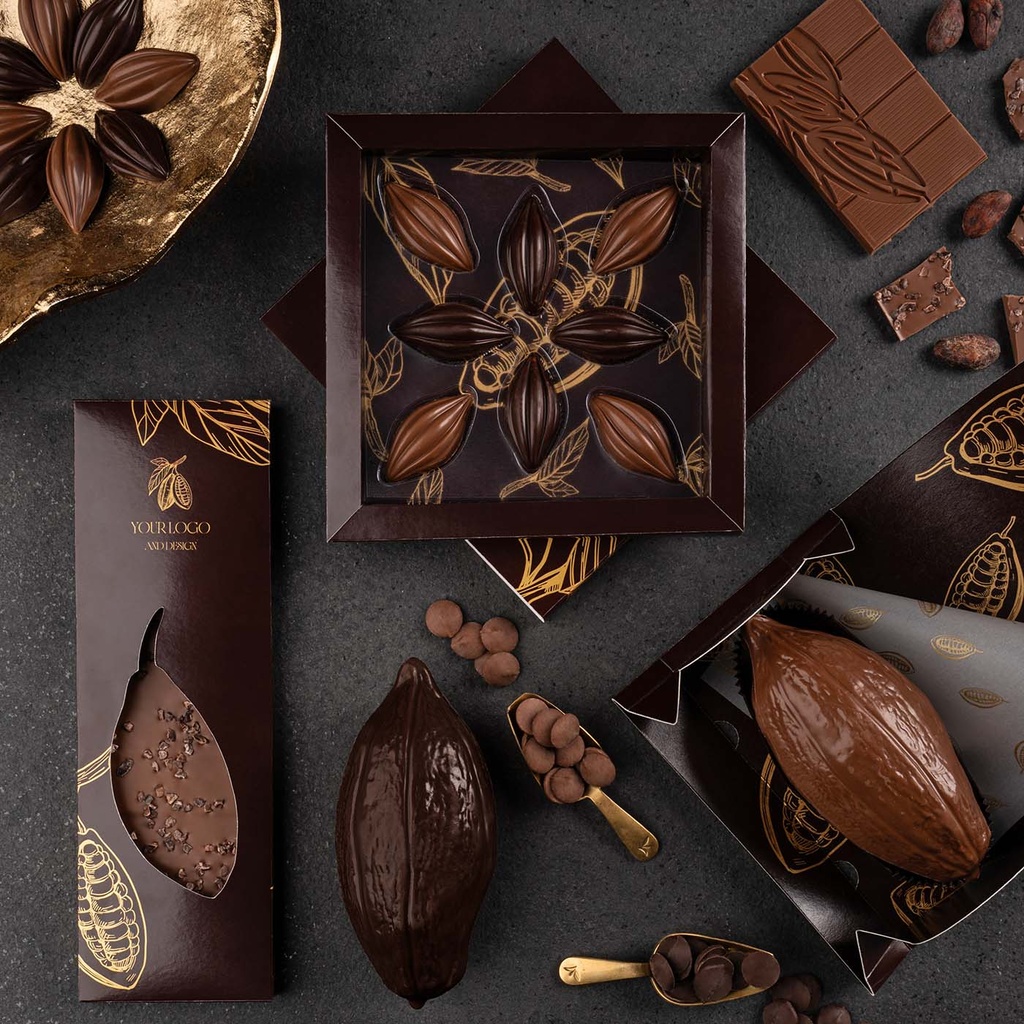 KOLEKCJA CABOSSE MAXI - czekolada mleczna (33% kakao) z nadzieniem gianduja
