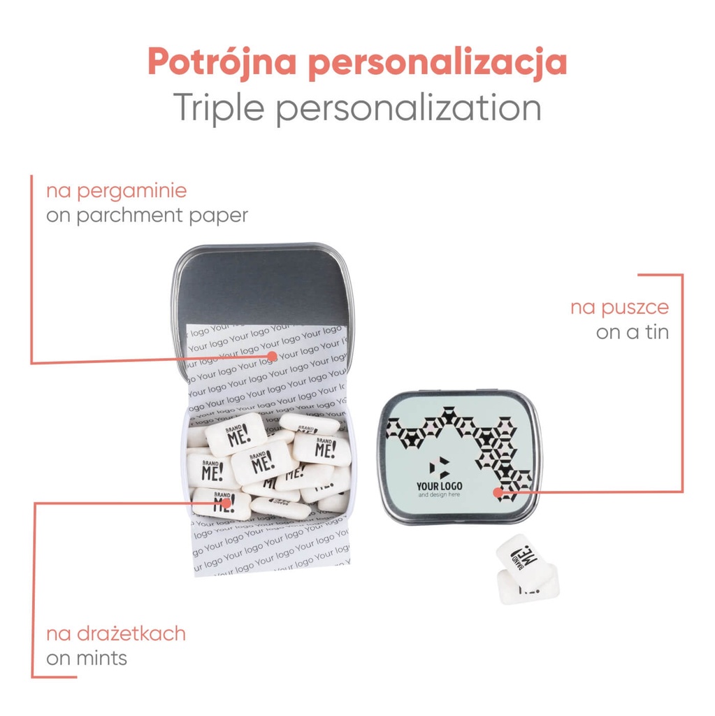 PUSZKA PROSTOKĄTNA MINI BRAND ME! MINTS