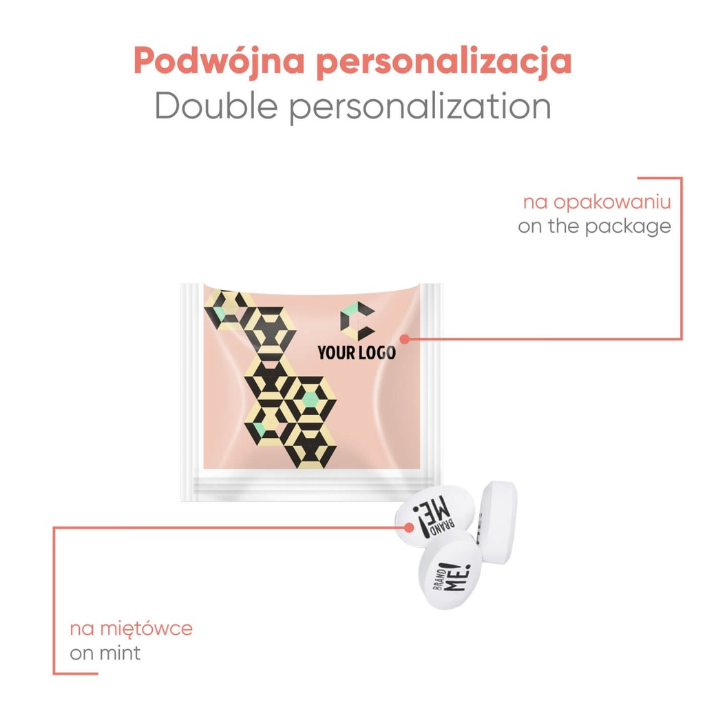 SŁODYCZE REKLAMOWE MINT BAG BRAND ME! MINTS - miętowy