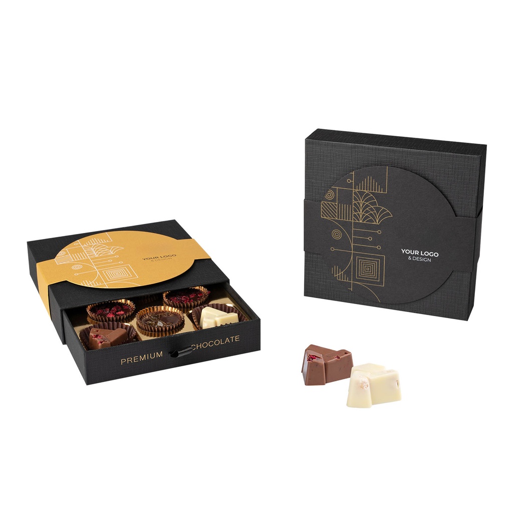 KOLEKCJA DECADENCE MOMENTS - praliny Decadence Cups mix smaków: wiśniowa nuta, cappucino z miodem, orzech w karmelu, czekolada z miętą i maliną
