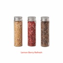KOLEKCJA FRUIT TWIST MIDI TRIO - Berry Summer Garden - liofilizowana truskawka, liofilizowana brzoskwinia i liofilizowany granat