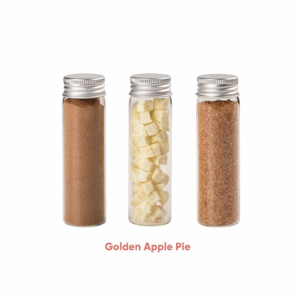 KOLEKCJA SWEET TWIST MIDI TRIO - Golden Apple Pie - przyprawa do szarlotki, liofilizowane jabłko i cukier trzcinowy