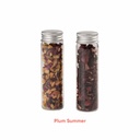 KOLEKCJA TEA TWIST MIDI DUO - Plum Summer - hibiskus i śliwka liofilizowana z płatkami róży