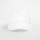 Dziecięca czapka 5-panelowa z bawełny organicznej - White