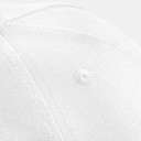 Dziecięca czapka 5-panelowa z bawełny organicznej - White