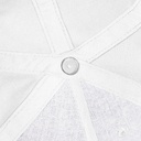 Dziecięca czapka 5-panelowa z bawełny organicznej - White