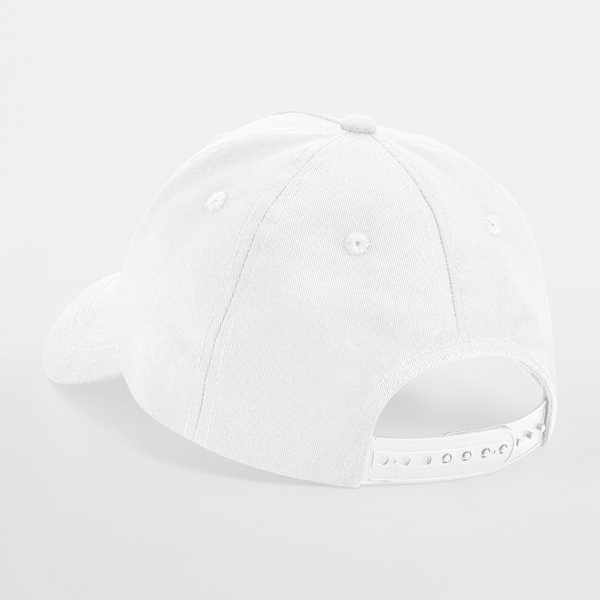 Dziecięca czapka 5-panelowa z bawełny organicznej - White