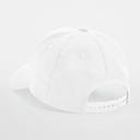 Dziecięca czapka 5-panelowa z bawełny organicznej - White