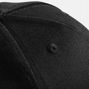 Dziecięca czapka 5-panelowa z bawełny organicznej - Black