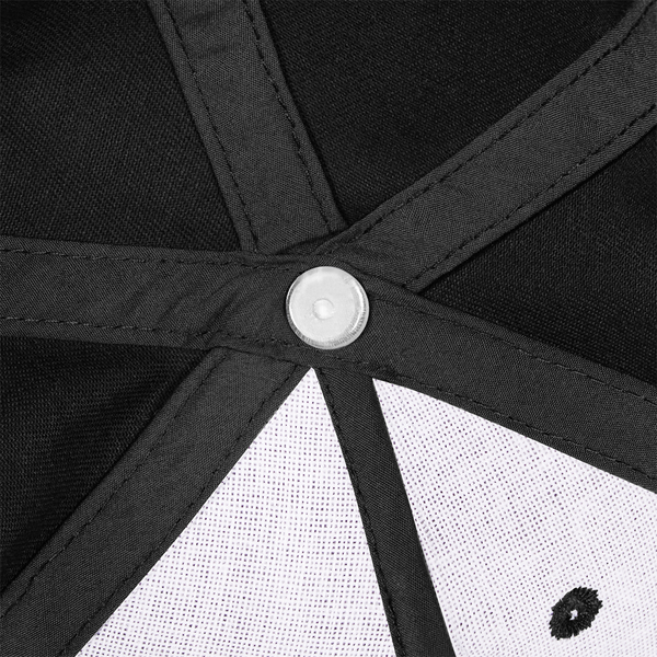 Dziecięca czapka 5-panelowa z bawełny organicznej - Black