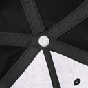 Dziecięca czapka 5-panelowa z bawełny organicznej - Black