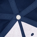 Dziecięca czapka 5-panelowa z bawełny organicznej - Navy