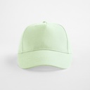 Dziecięca czapka 5-panelowa z bawełny organicznej - Pistachio