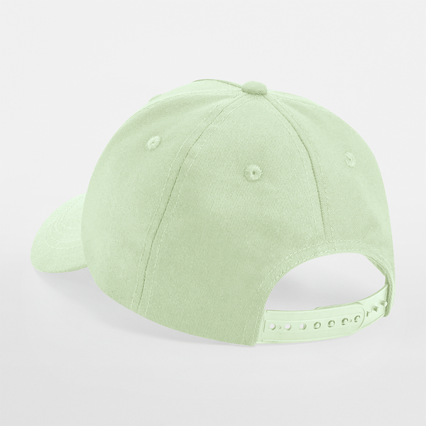 Dziecięca czapka 5-panelowa z bawełny organicznej - Pistachio